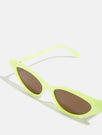 Skinnydip London | Lime Cat Eye Sunglasses - Product View 4