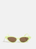 Skinnydip London | Lime Cat Eye Sunglasses - Product View 1