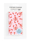 Skinnydip London | Lobster Portable Charger - Package View