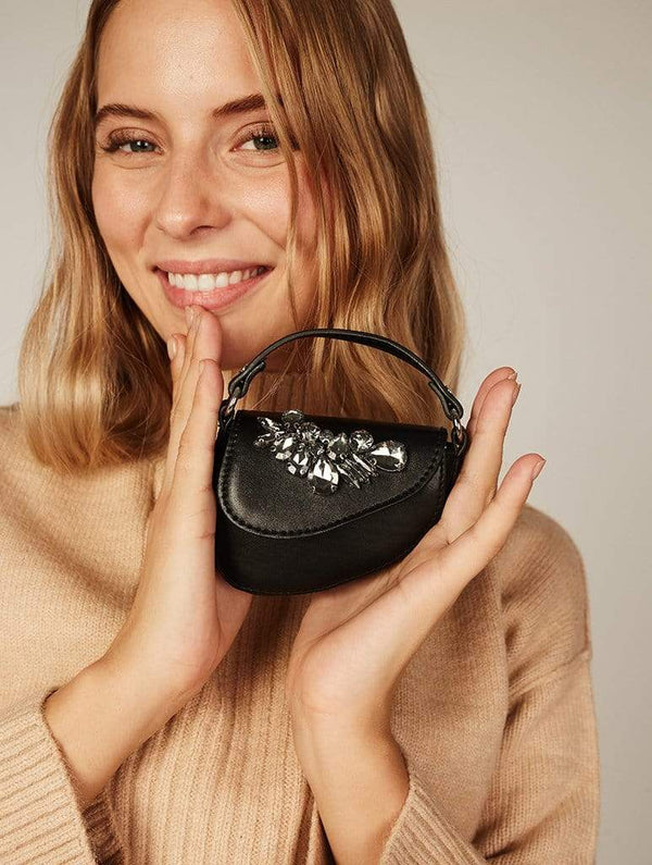 Skinnydip London Mini Noir Ride Shoulder Bag Model Image 2