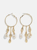 Skinnydip London | Mixed Cowry Earrings - Product Image