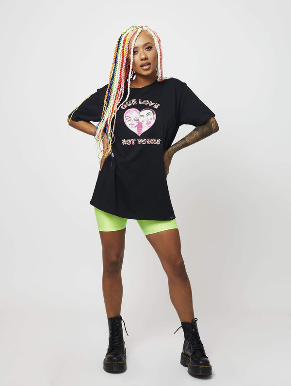 Skinnydip London | Our Love T-shirt Jade Laurice Pride Products Model 4