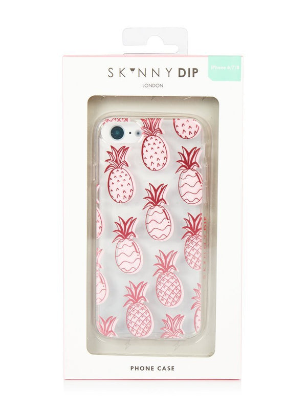 Skinnydip London | Pineapple Doodle Case - Packaged View