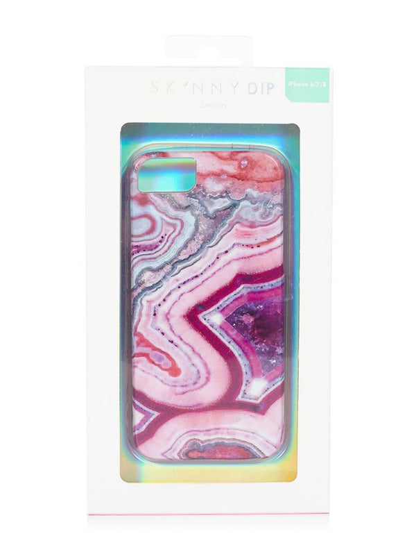 Skinnydip London | Pink Agate Case - Product Image 3