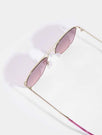 Skinnydip London | Pink Aviator Sunglasses - Product Image 3