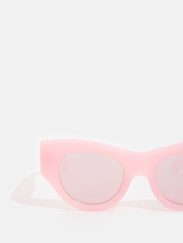 Skinnydip London | Pink Chunky Cat Sunglasses - Product Image 3