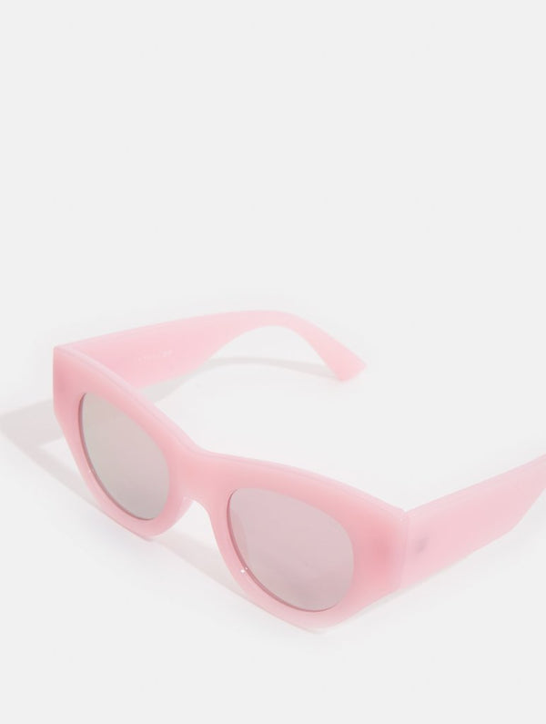 Skinnydip London | Pink Chunky Cat Sunglasses - Product Image 1