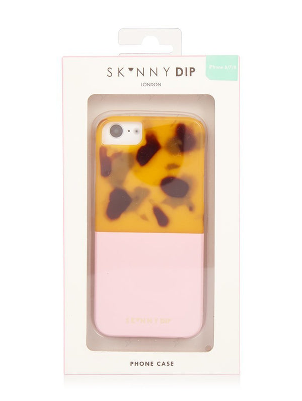 Skinnydip London | Pink Tort Case - Package