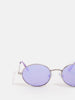 Skinnydip London | Purple Oval Sunglasses - Product Image 1