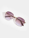 Skinnydip London | Quay Jezabell Sunglasses in Purple Fade - Product Image 2