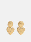 Skinnydip London | Quilted Heart Earrings - Product Image 1
