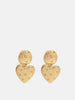 Skinnydip London | Quilted Heart Earrings - Product Image 1
