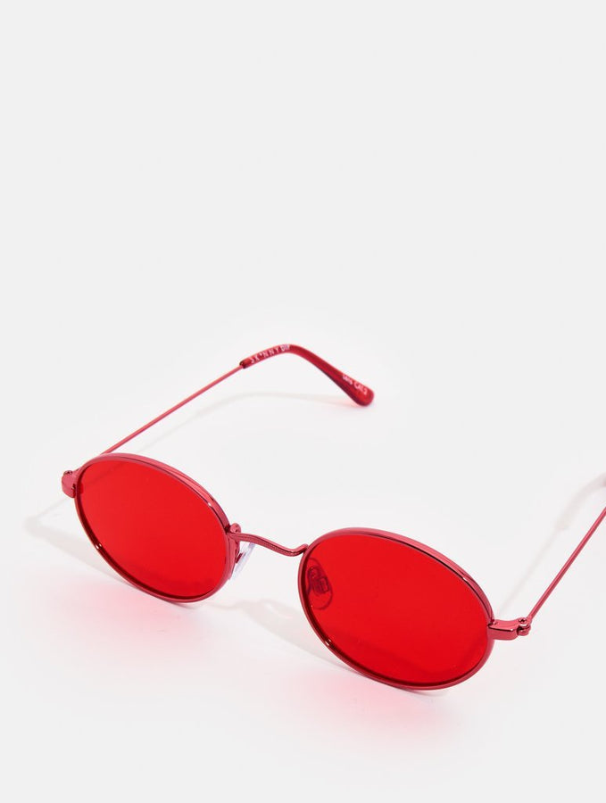 Skinnydip London | Red Oval Sunglasses - Product Image 4