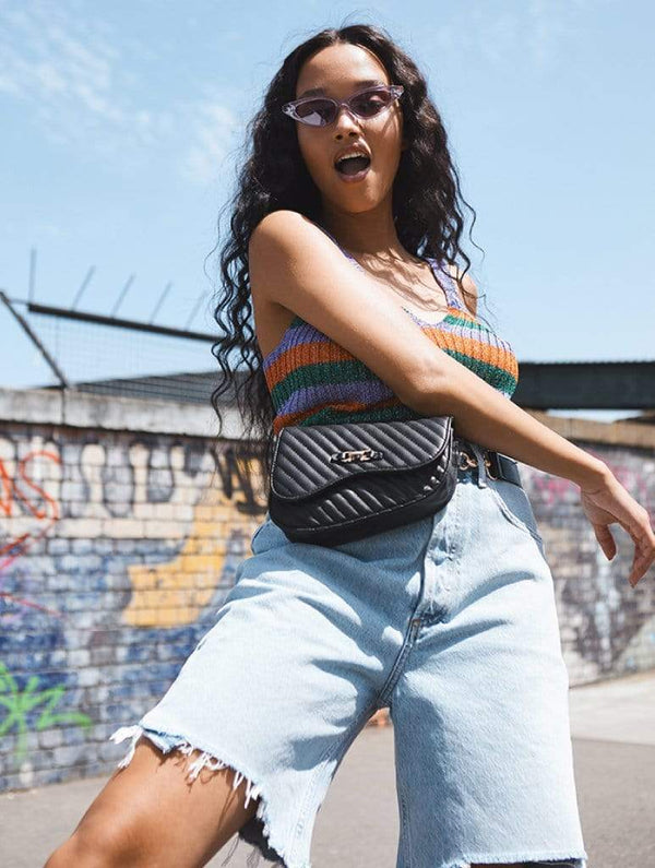 Skinnydip London | Ride Noir Belt Bag - Model Image