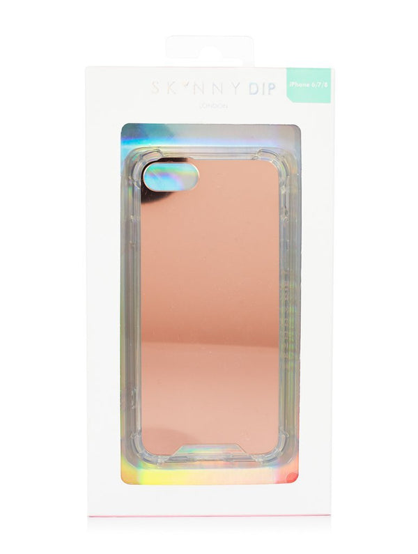Skinnydip London | Rose Gold Mirror Case - Product Image 3