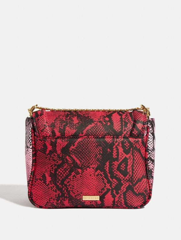 Skinnydip London | Roxy Pink Snake Cross Body Bag -Product View 6