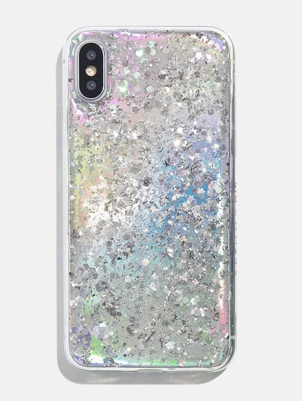 Skinnydip London | Silver Flakes Case - Product View 1