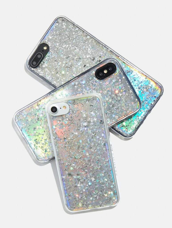 Skinnydip London | Silver Flakes Case - Product View 2