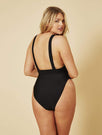 Skinnydip London | Swim Society Black Barcelona Swimsuit - Model Image 6