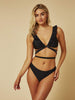 Skinnydip London | Swim Society Black Cannes Bikini Bottom - Model Image 2