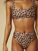 Skinnydip London | Swim Society Leopard Print Bikini Bottoms - Model Image 1