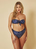 Skinnydip London | Swim Society Miami Daisy Print Bikini Top - Model Image 5