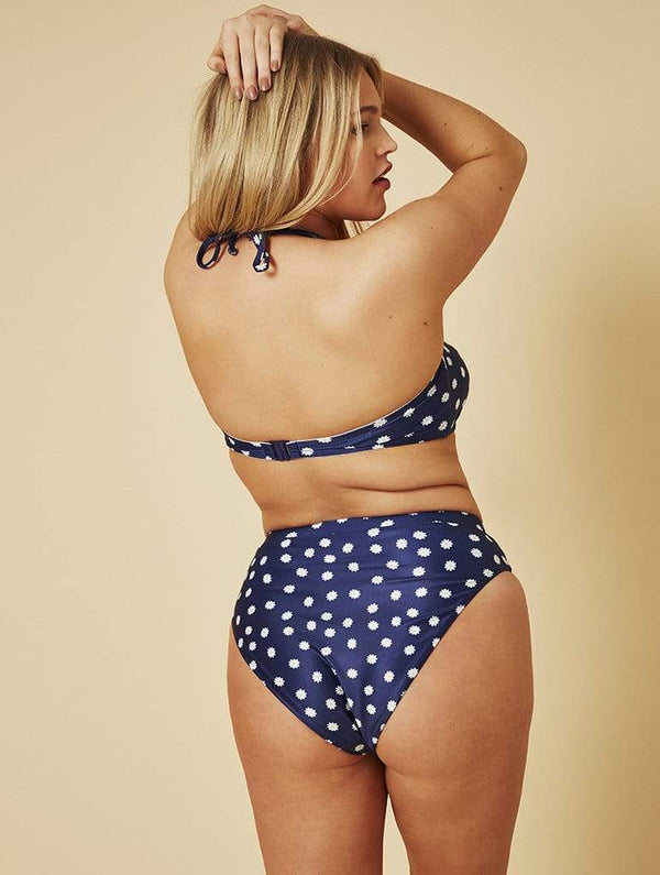 Skinnydip London | Swim Society Miami Daisy Print Bikini Top - Model Image 6