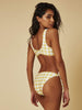 Skinnydip London | Swim Society Seoul Gingham Bikini Bottoms - Model Image 2