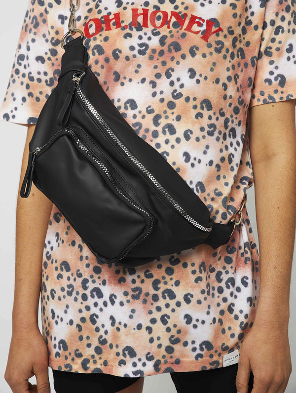 Skinnydip London | Toya Rubber Bum bag - Model Image 1