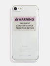 Skinnydip London | Warning Case - Product View 1