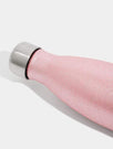 Skinnydip London | Pink Sparkle Water Bottle - Product View 2
