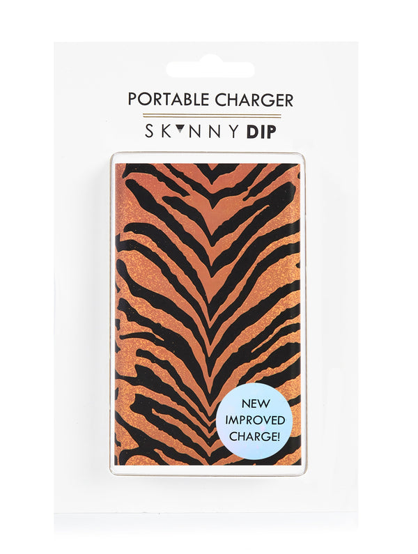 Skinnydip London | Wild Tiger Portable Charger - Package View