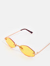Skinnydip London | Yellow Frameless Sunglasses - Product Image 2