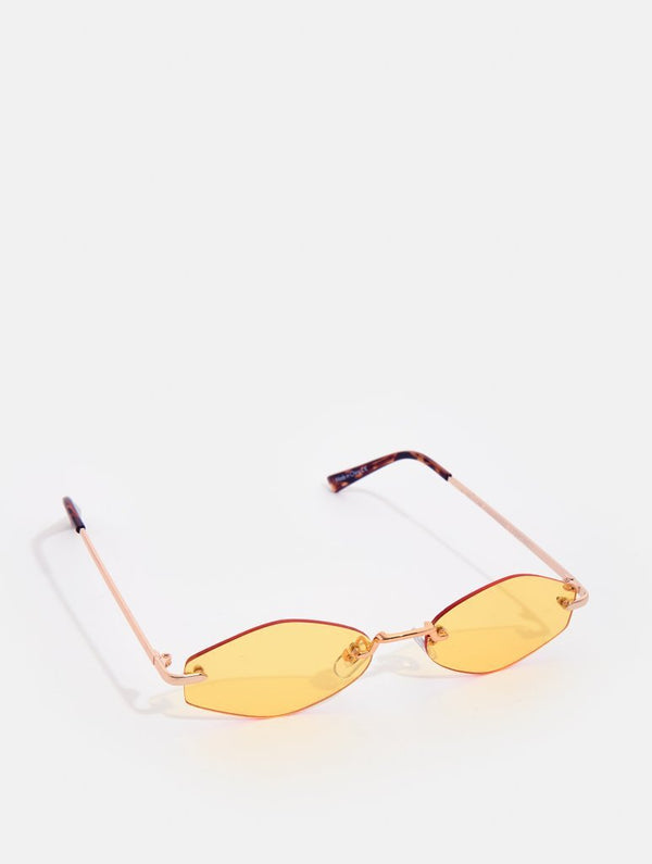 Skinnydip London | Yellow Frameless Sunglasses - Product Image 4