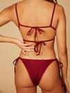 Skinnydip Swim Society Marbella Bikini Top Model Image 4