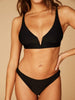 Skinnydip Swim Society Sydney Black Bikini Bottom Model Image 1
