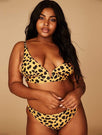 Skinnydip Swim Society Sydney Leopard Bikini Bottoms Model Image 6