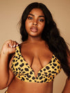 Skinnydip Swim Society Sydney Leopard Bikini Top Model Image 5
