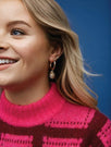 Skinnydip x Soph Sundail Charm Hoops | Skinnydip London - Model Image 1