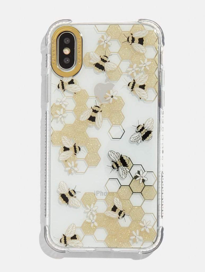 Skinnydip London | Bumblebee Honeycomb Shock Case - Product View 1