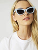Skinnydip London | Sky Sunglasses - Model Image