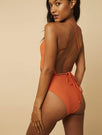 St Lucia Orange Swimsuit | Swimsuits | Skinnydip London - Model Image 5