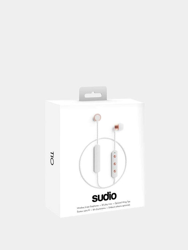 Skinnydip London | Tio Bluetooth Earphones in white - Product View 3