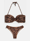 Skinnydip London | Swim Society Bermuda Zebra Print Bikini Top - Product Image 3