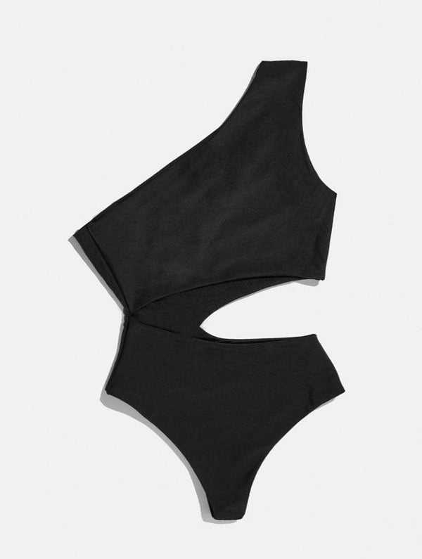 Skinnydip London | Swim Society Black Monaco Cut Out Swimsuit - Product Image 1