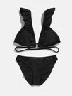 Skinnydip London | Swim Society Cannes Black Bikini Top- Product Image 3