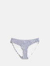 Skinnydip London | Swim Society Cannes Navy Stripe Bikini Bottoms - Product Image 1