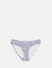 Skinnydip London | Swim Society Cannes Navy Stripe Bikini Bottoms - Product Image 1