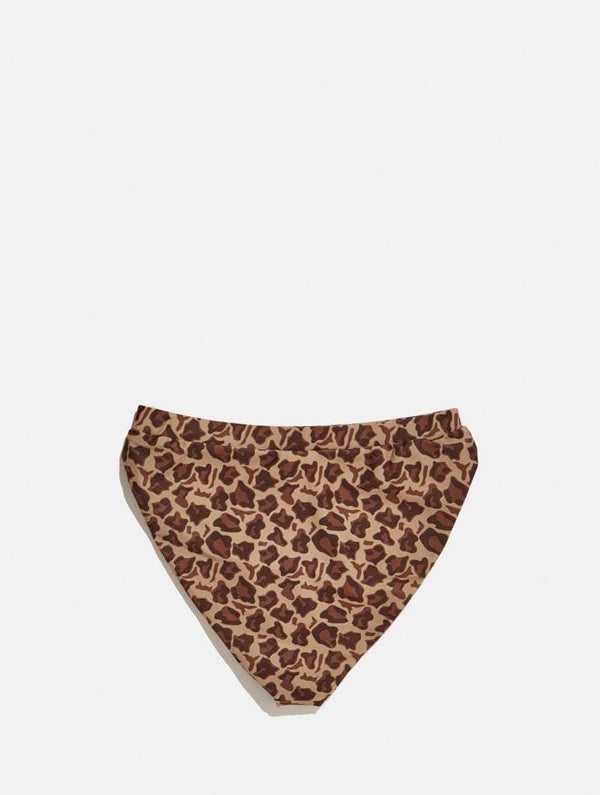 Skinnydip London | Swim Society Leopard Print Bikini Bottoms - Product Image 3
