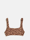 Skinnydip London | Swim Society Maldives Leopard Print Bikini Top - Product Image 1